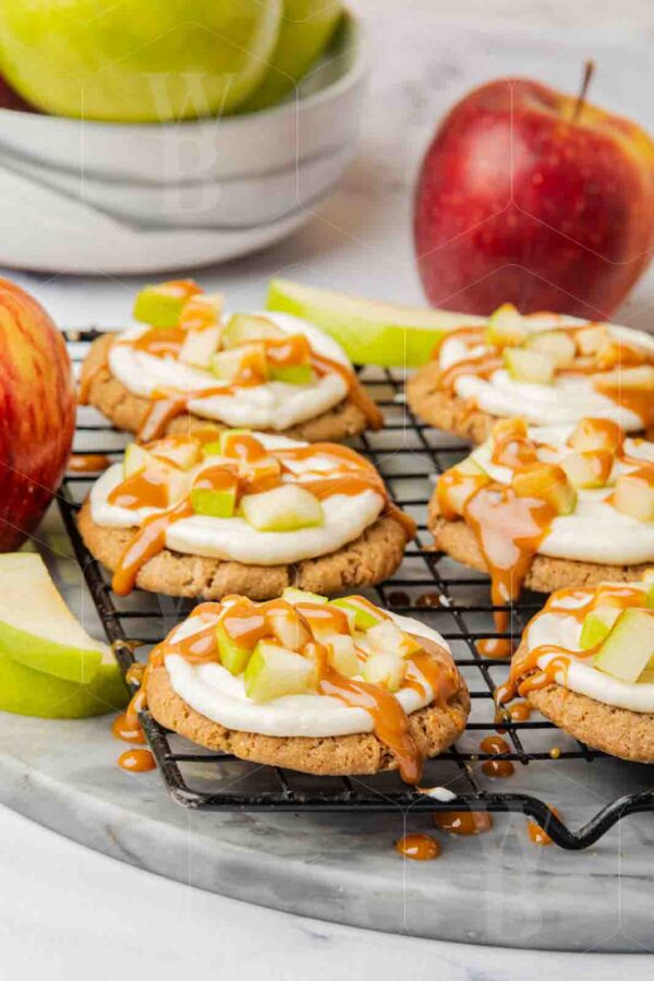 Air Fryer Caramel Apple Cookies [Set 1] - Image 3