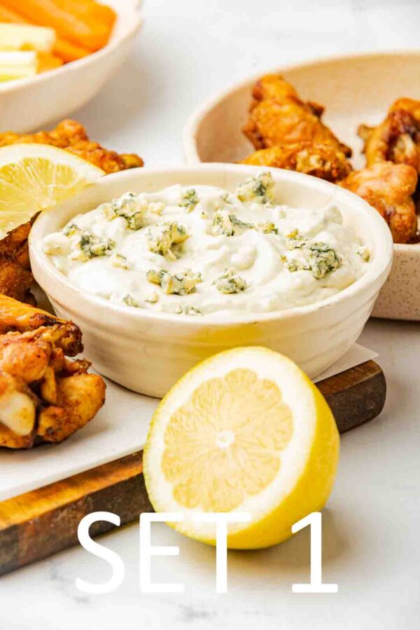 Blue Cheese Dip Chicken Wings [Set 1] - Image 14