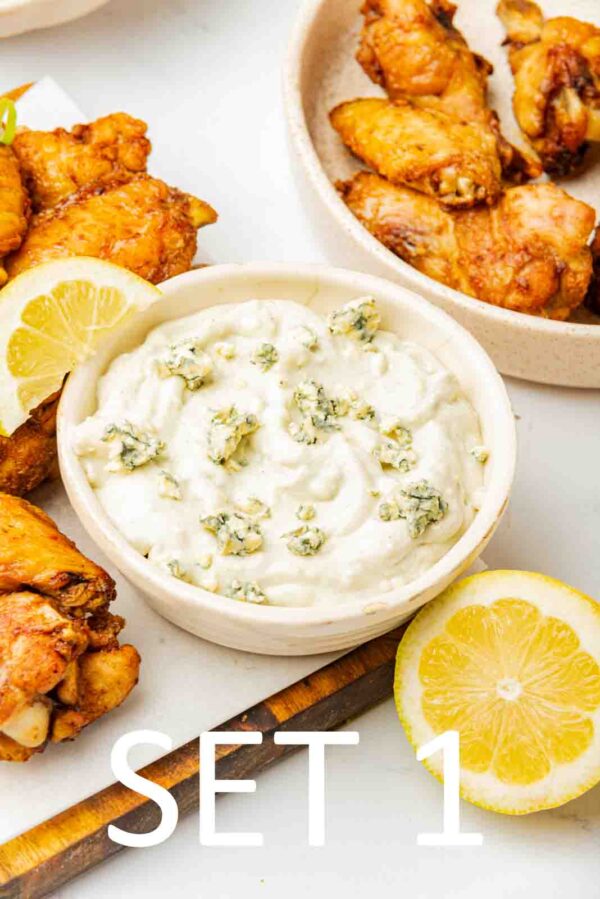 Blue Cheese Dip Chicken Wings [Set 1] - Image 16