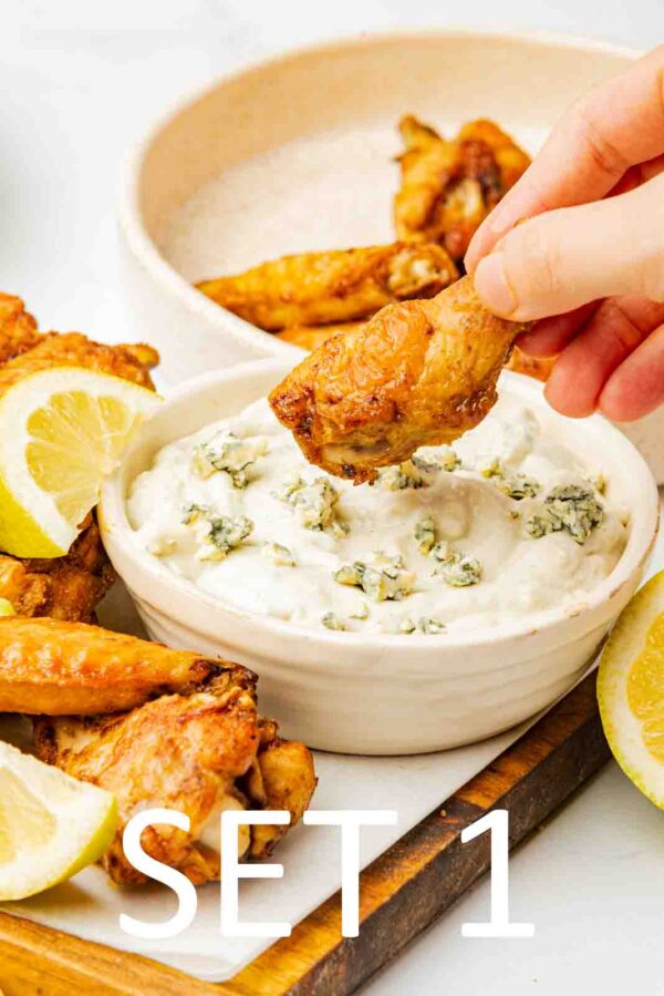 Blue Cheese Dip Chicken Wings [Set 1] - Image 17