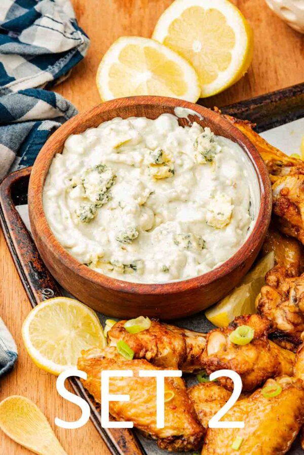 Blue Cheese Dip Chicken Wings [Set 2] - Image 16