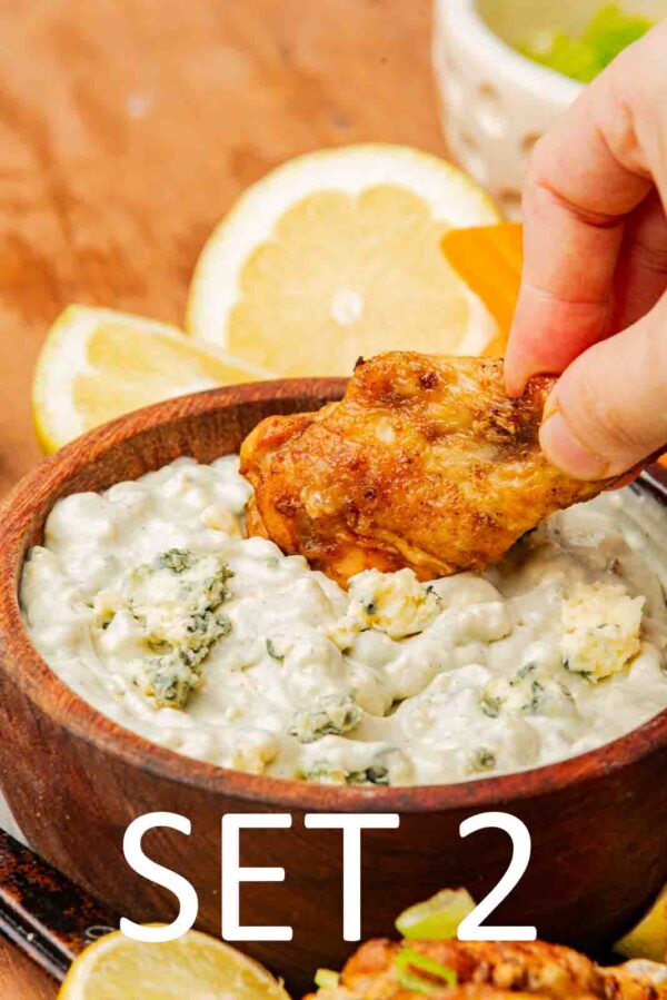 Blue Cheese Dip Chicken Wings [Set 2] - Image 17