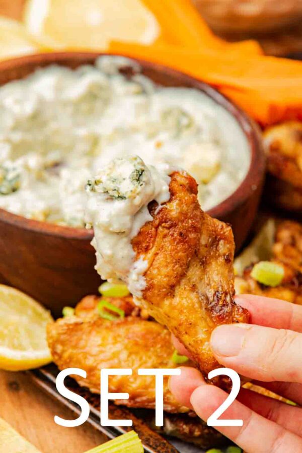 Blue Cheese Dip Chicken Wings [Set 2] - Image 20