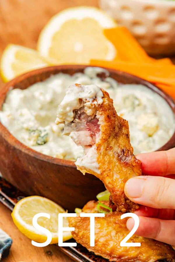 Blue Cheese Dip Chicken Wings [Set 2] - Image 23