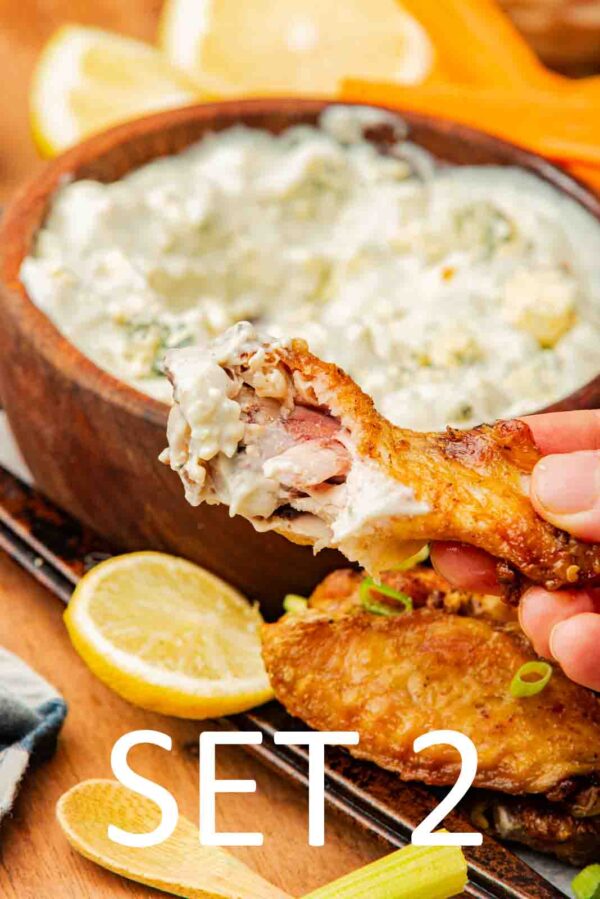 Blue Cheese Dip Chicken Wings [Set 2] - Image 24