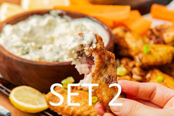 Blue Cheese Dip Chicken Wings [Set 2] - Image 26