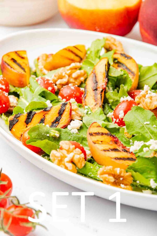 Peach & Arugula Salad [Set 1] - Image 8