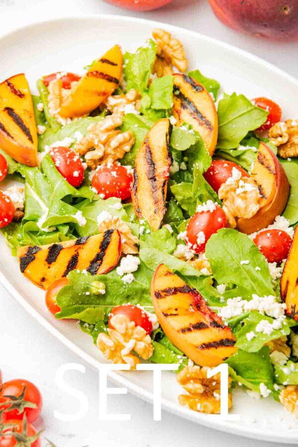 Peach & Arugula Salad [Set 1] - Image 9