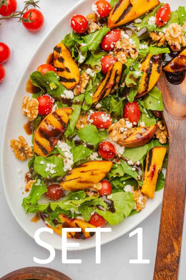 Peach & Arugula Salad [Set 1] - Image 13