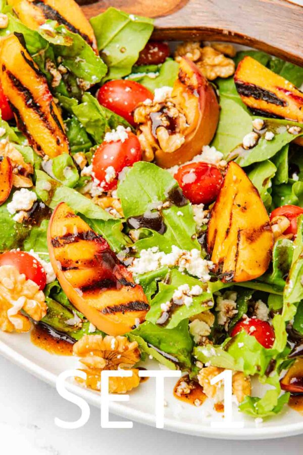 Peach & Arugula Salad [Set 1] - Image 16