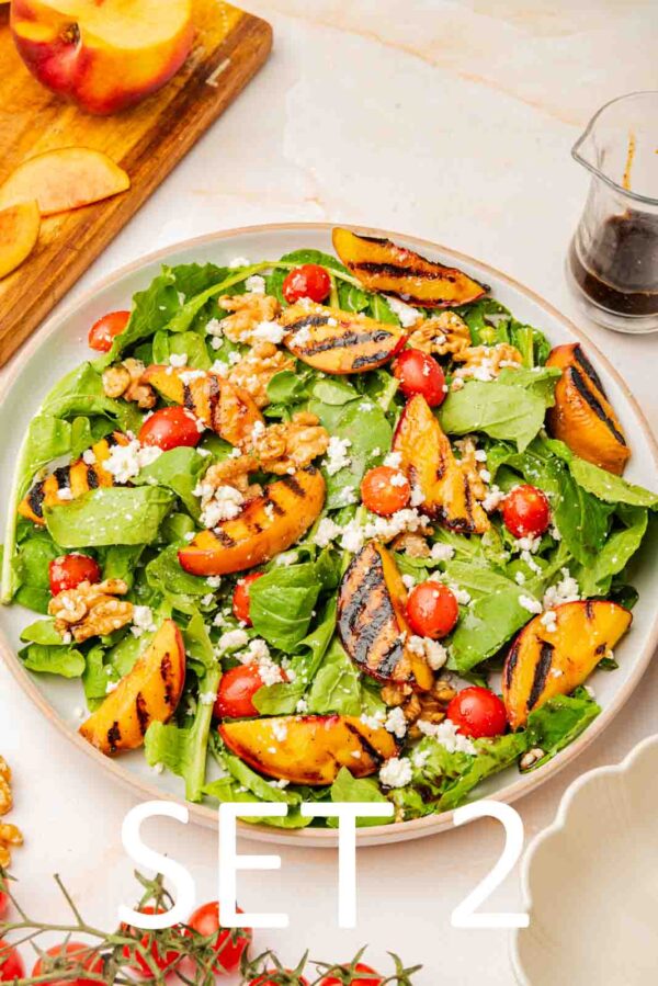 Peach & Arugula Salad [Set 2] - Image 8