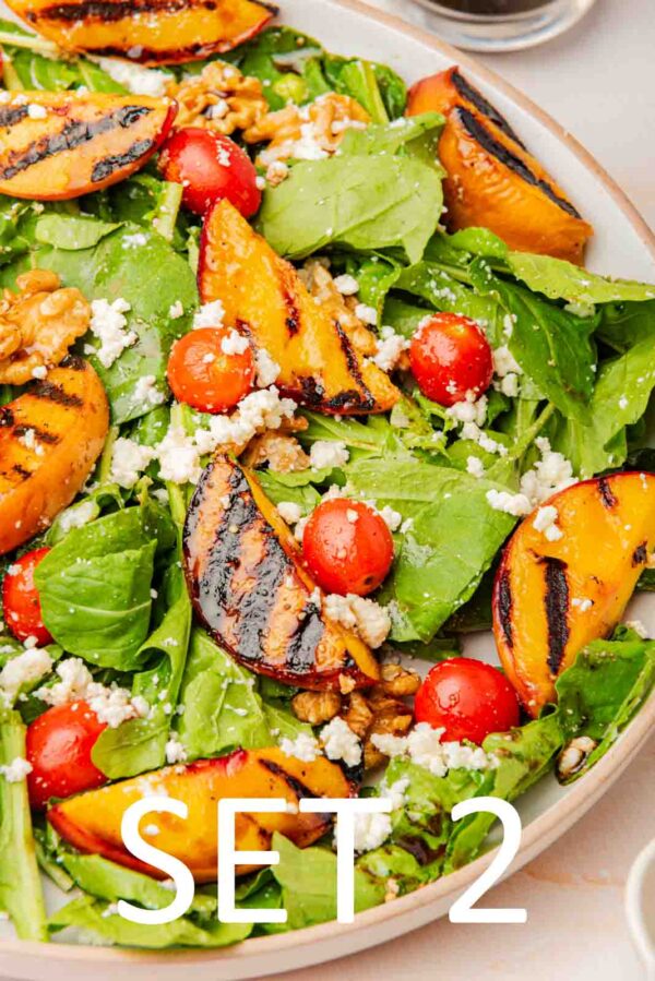 Peach & Arugula Salad [Set 2] - Image 10