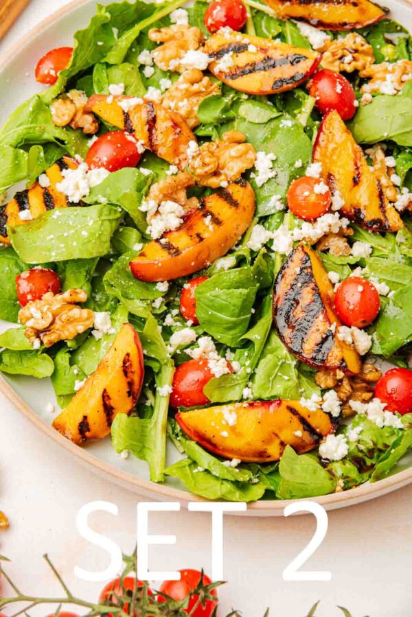 Peach & Arugula Salad [Set 2] - Image 11