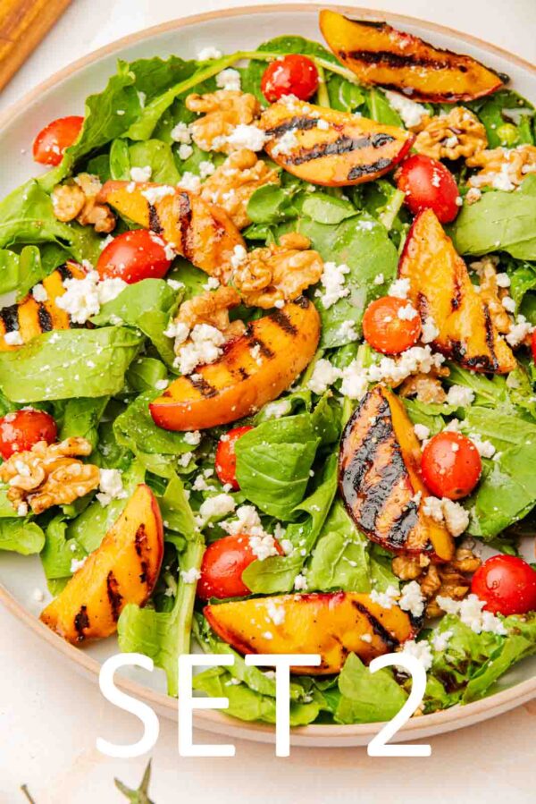 Peach & Arugula Salad [Set 2] - Image 12