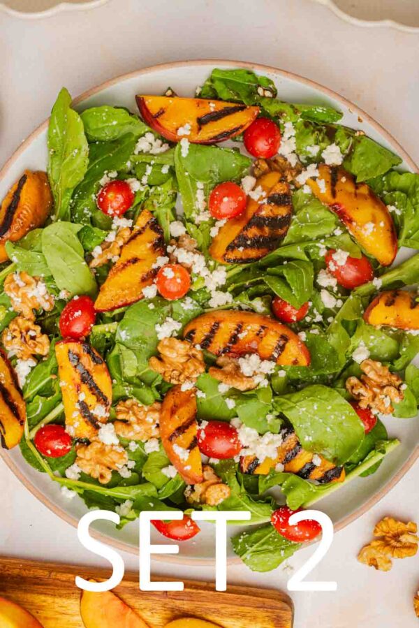 Peach & Arugula Salad [Set 2] - Image 16