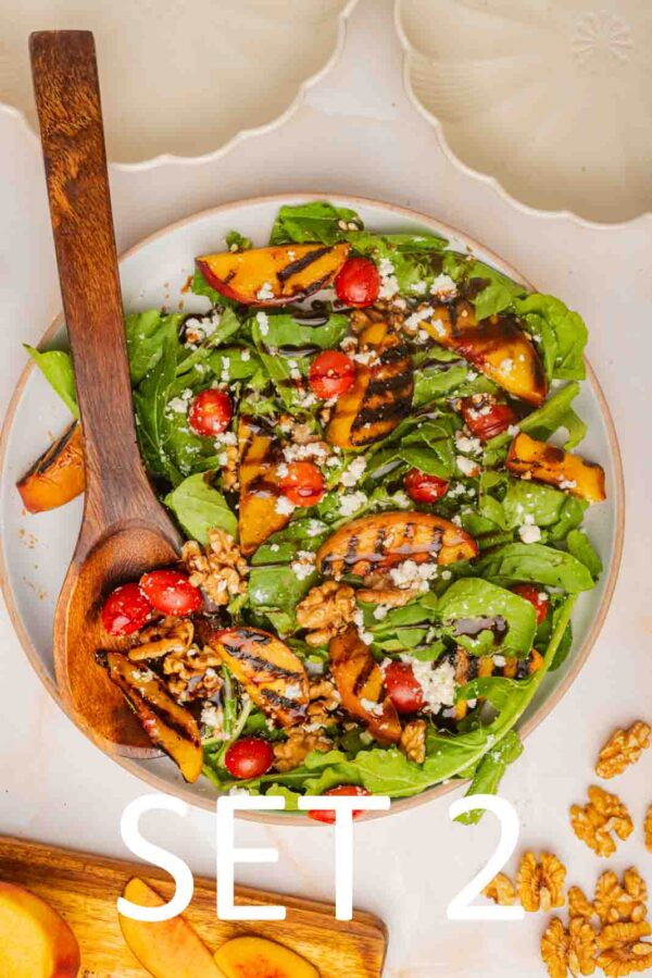 Peach & Arugula Salad [Set 2] - Image 17