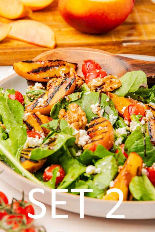 Peach & Arugula Salad [Set 2] - Image 19