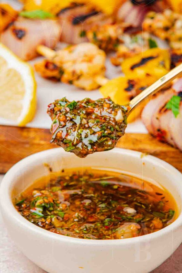 Chimichurri Shrimp Mango Skewers - Image 17