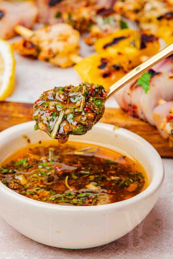 Chimichurri Shrimp Mango Skewers - Image 18