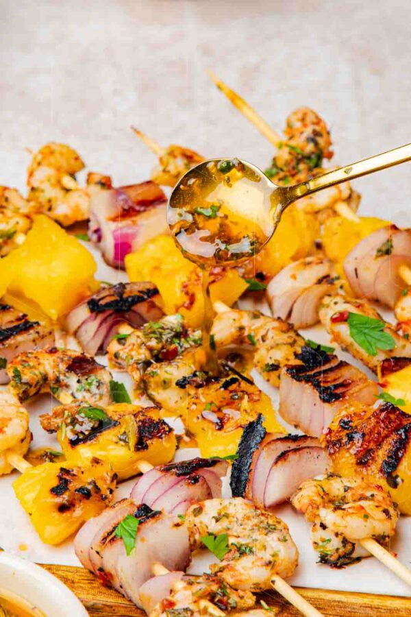 Chimichurri Shrimp Mango Skewers - Image 21