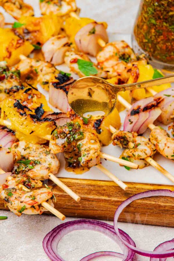 Chimichurri Shrimp Mango Skewers - Image 23