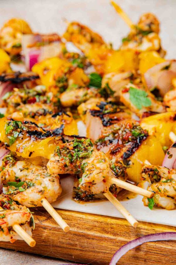 Chimichurri Shrimp Mango Skewers - Image 24
