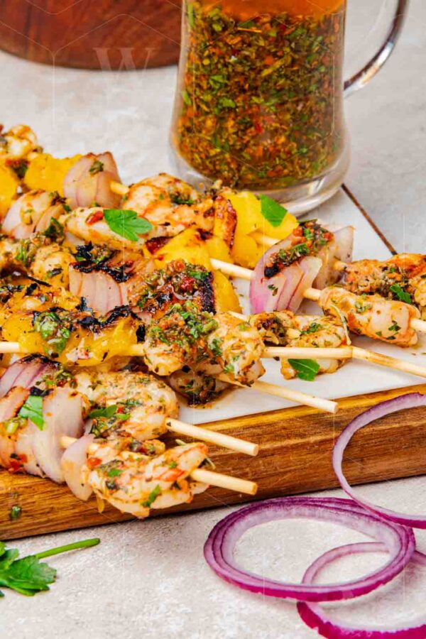 Chimichurri Shrimp Mango Skewers - Image 25