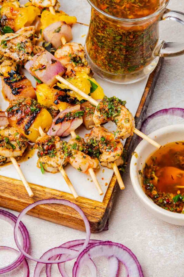 Chimichurri Shrimp Mango Skewers - Image 28