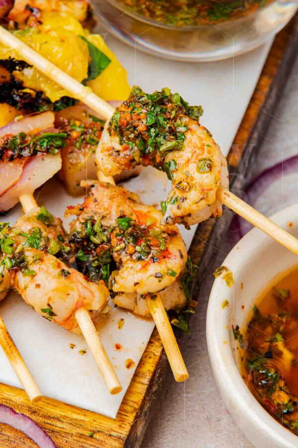 Chimichurri Shrimp Mango Skewers - Image 30