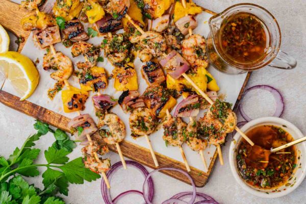 Chimichurri Shrimp Mango Skewers - Image 31
