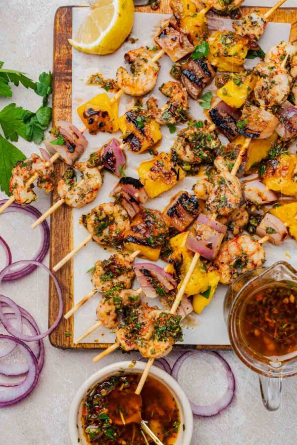 Chimichurri Shrimp Mango Skewers - Image 33