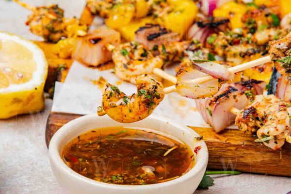 Chimichurri Shrimp Mango Skewers - Image 40