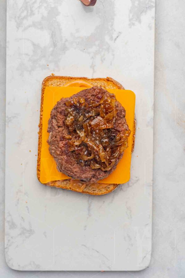 Classic Patty Melt with Caramelized Onions & Thousand Island Sauce - Image 66