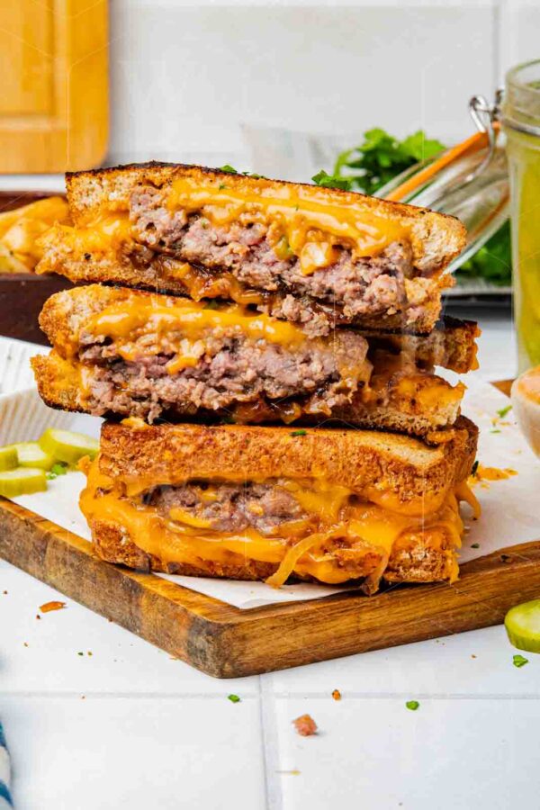 Classic Patty Melt with Caramelized Onions & Thousand Island Sauce - Image 17