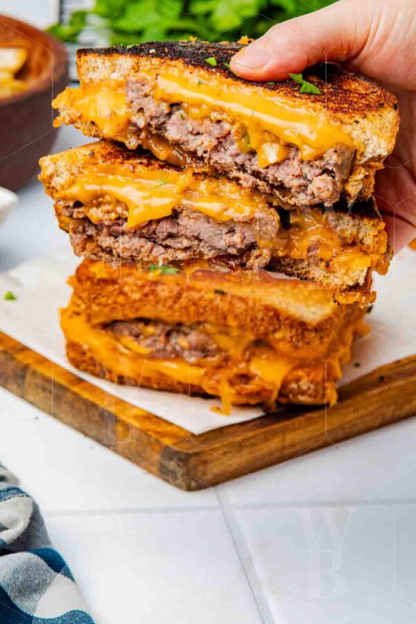 Classic Patty Melt with Caramelized Onions & Thousand Island Sauce - Image 19