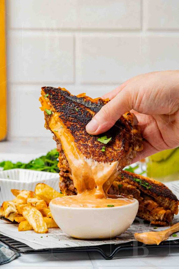 Classic Patty Melt with Caramelized Onions & Thousand Island Sauce - Image 38