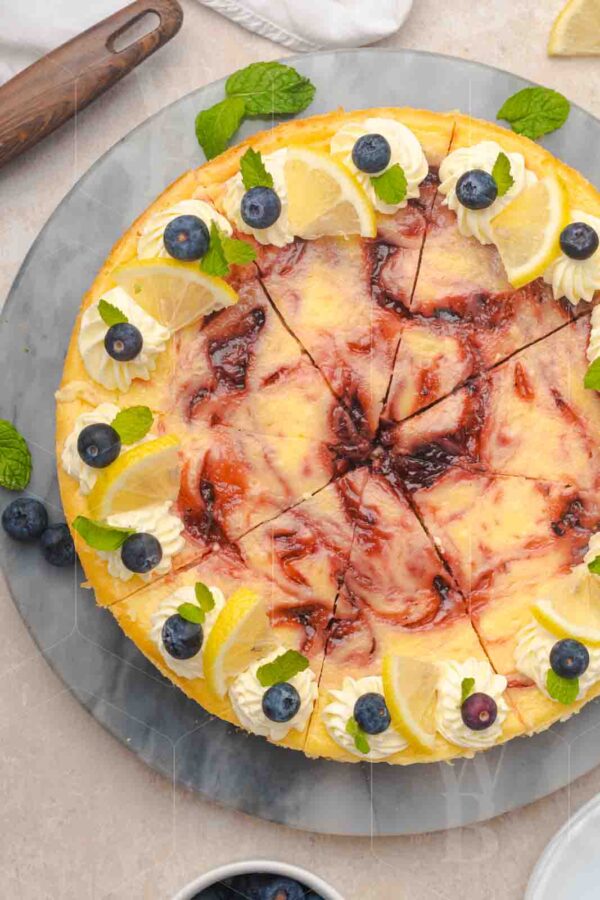 Lemon Blueberry Cheesecake - Image 16