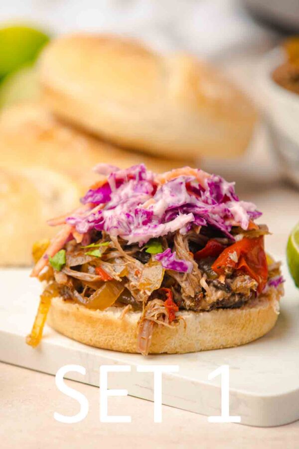 Slow Cooker Tex-Mex Pulled Pork Sandwiches [Set 1] - Image 4