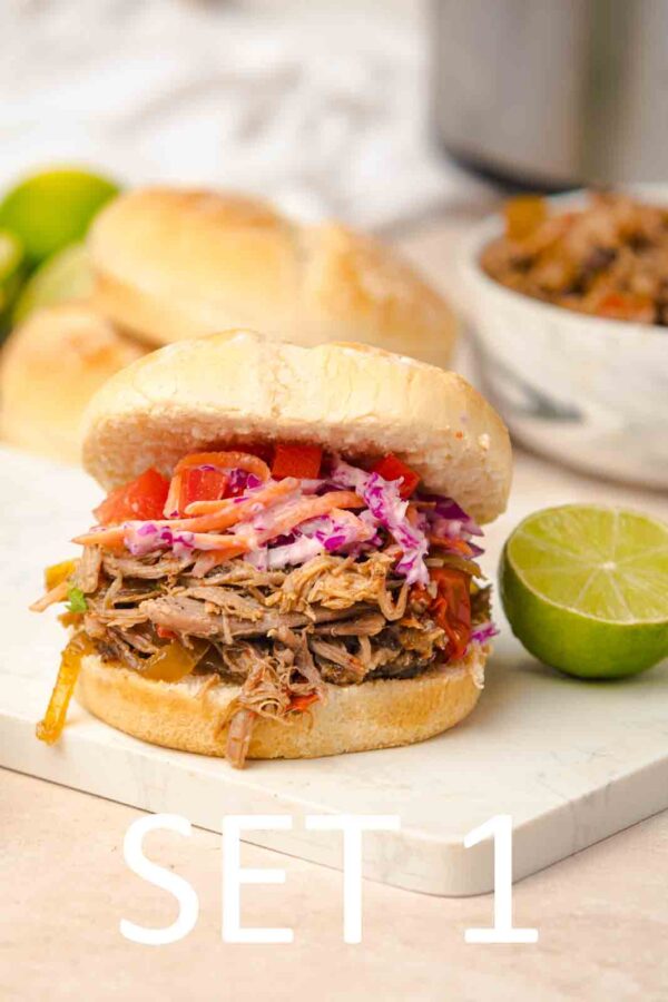 Slow Cooker Tex-Mex Pulled Pork Sandwiches [Set 1] - Image 6