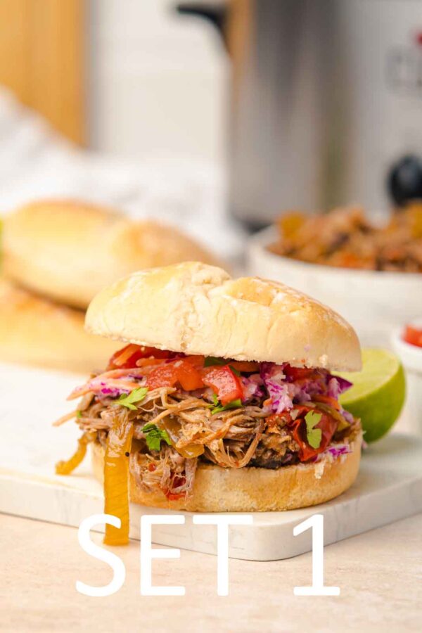 Slow Cooker Tex-Mex Pulled Pork Sandwiches [Set 1] - Image 10