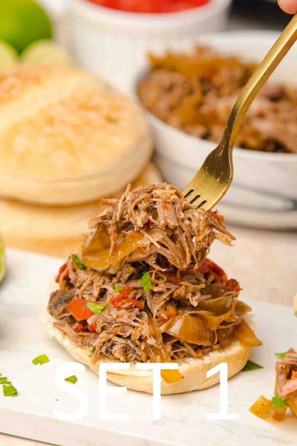Slow Cooker Tex-Mex Pulled Pork Sandwiches [Set 1] - Image 14