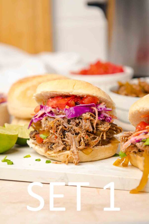 Slow Cooker Tex-Mex Pulled Pork Sandwiches [Set 1] - Image 16