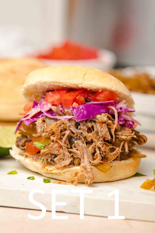 Slow Cooker Tex-Mex Pulled Pork Sandwiches [Set 1] - Image 18