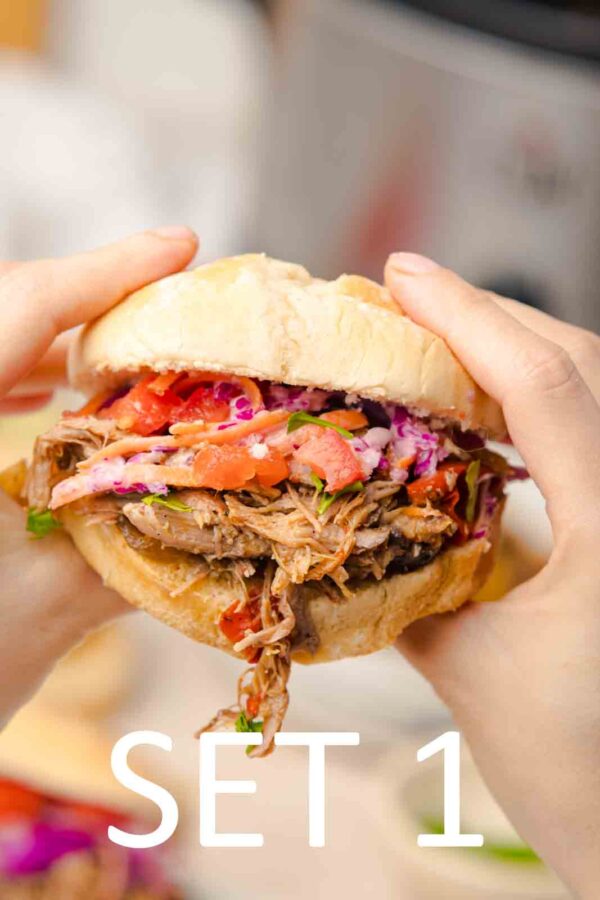 Slow Cooker Tex-Mex Pulled Pork Sandwiches [Set 1] - Image 21