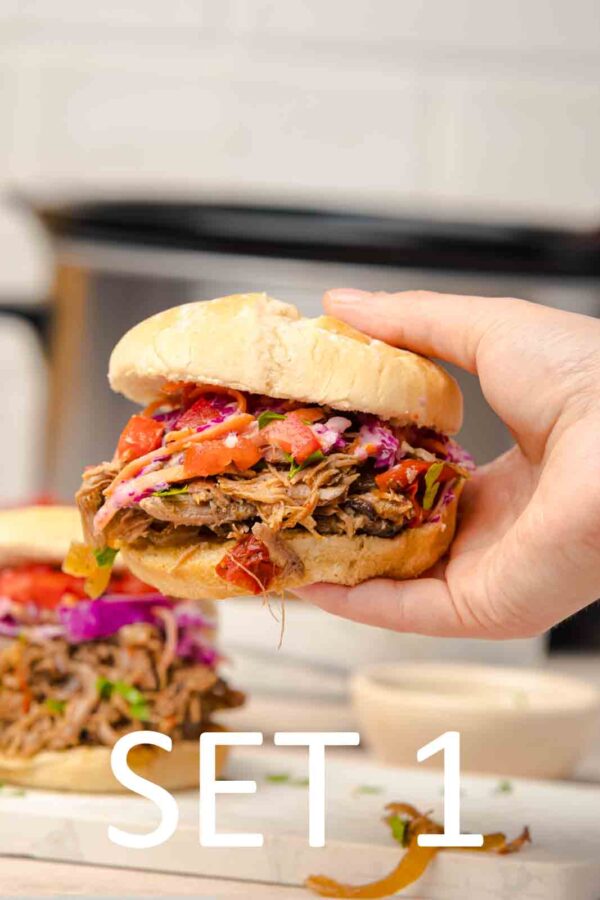 Slow Cooker Tex-Mex Pulled Pork Sandwiches [Set 1] - Image 24