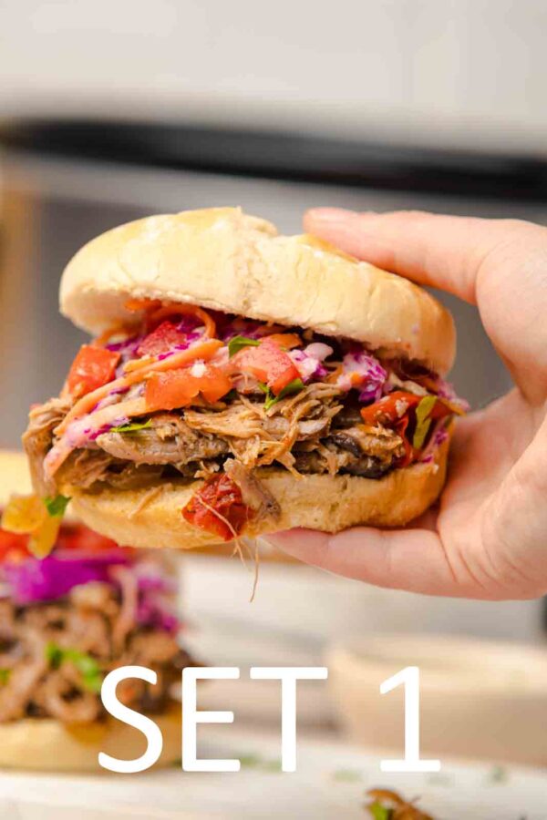 Slow Cooker Tex-Mex Pulled Pork Sandwiches [Set 1] - Image 26