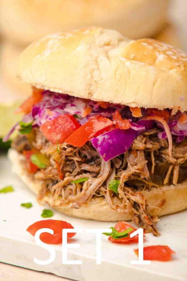 Slow Cooker Tex-Mex Pulled Pork Sandwiches [Set 1] - Image 30