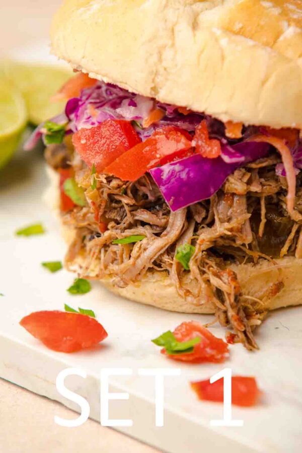 Slow Cooker Tex-Mex Pulled Pork Sandwiches [Set 1] - Image 31