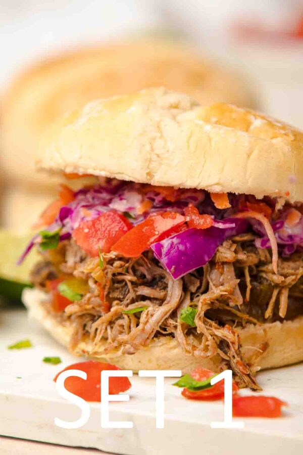 Slow Cooker Tex-Mex Pulled Pork Sandwiches [Set 1] - Image 32