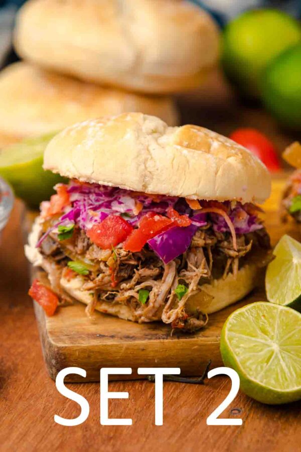 Slow Cooker Tex-Mex Pulled Pork Sandwiches [Set 2] - Image 4